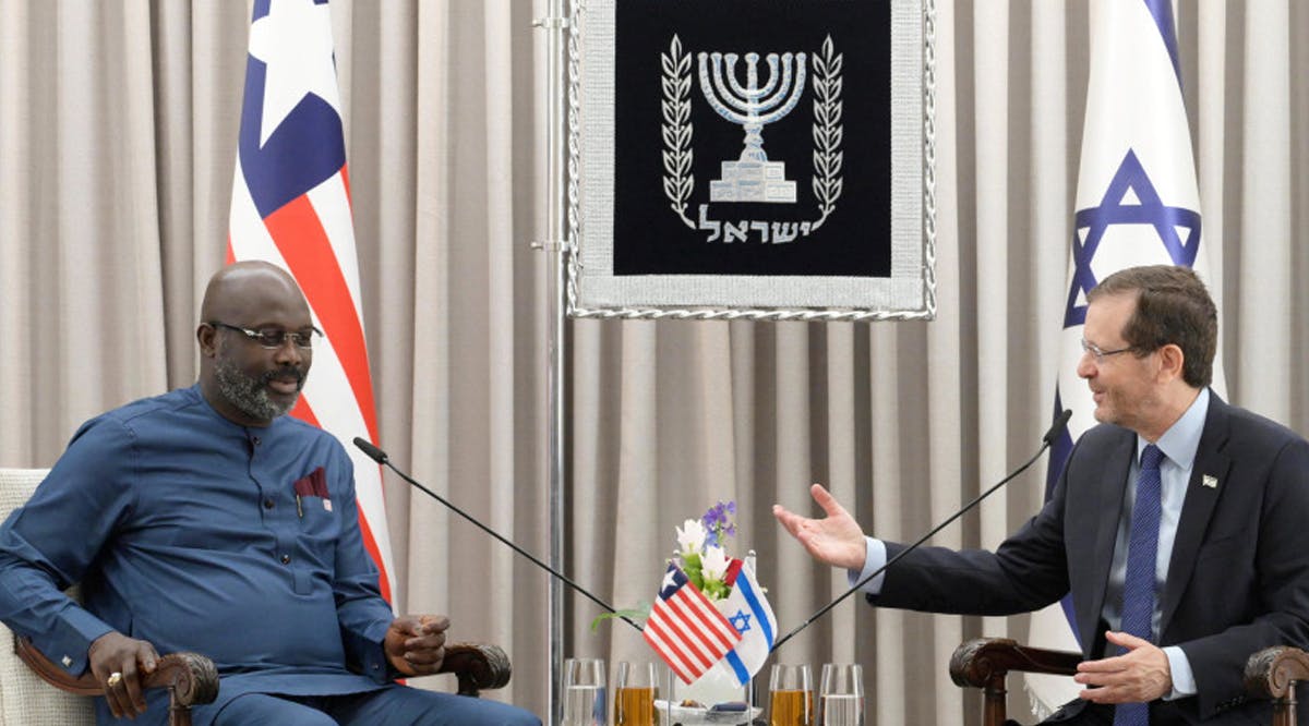 Israeli and Liberian Presidents discuss embassy move