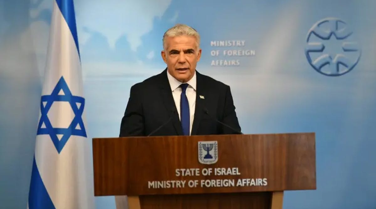 Foreign Minister Yair Lapid