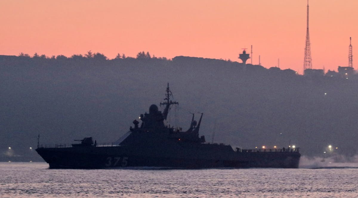 Russian Navy's patrol ship Bykov class corvette Dmitry Rogachev