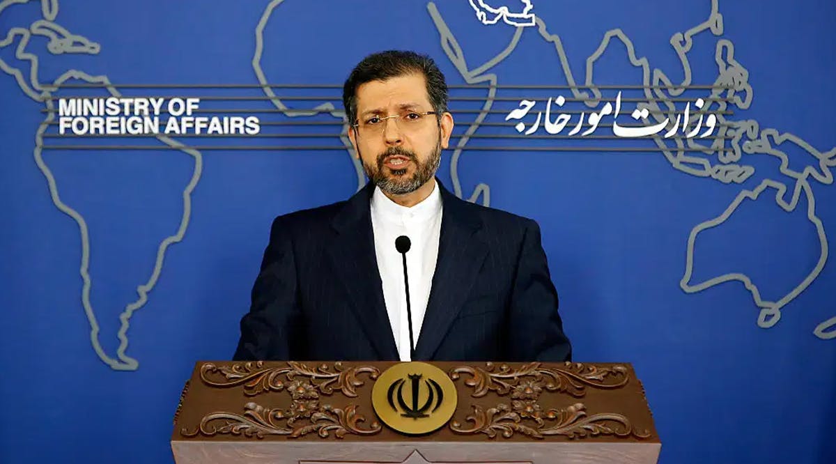 Iran's foreign ministry spokesperson, Saeed Khatibzadeh