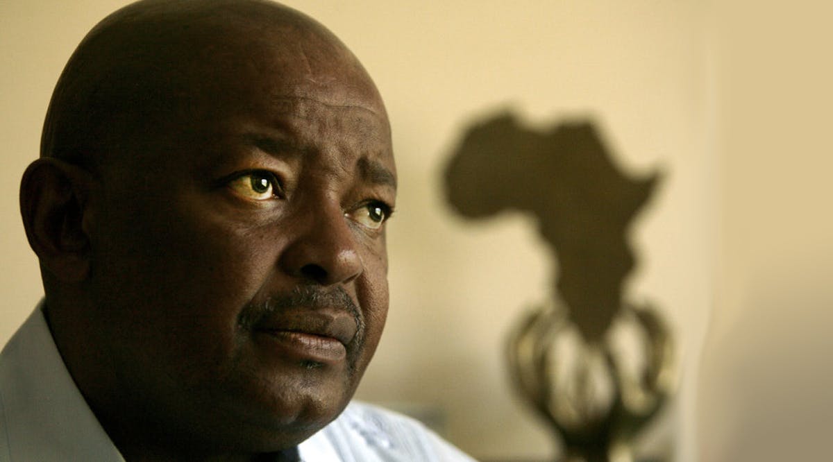 Former South African defense minister Mosiuoa Lekota