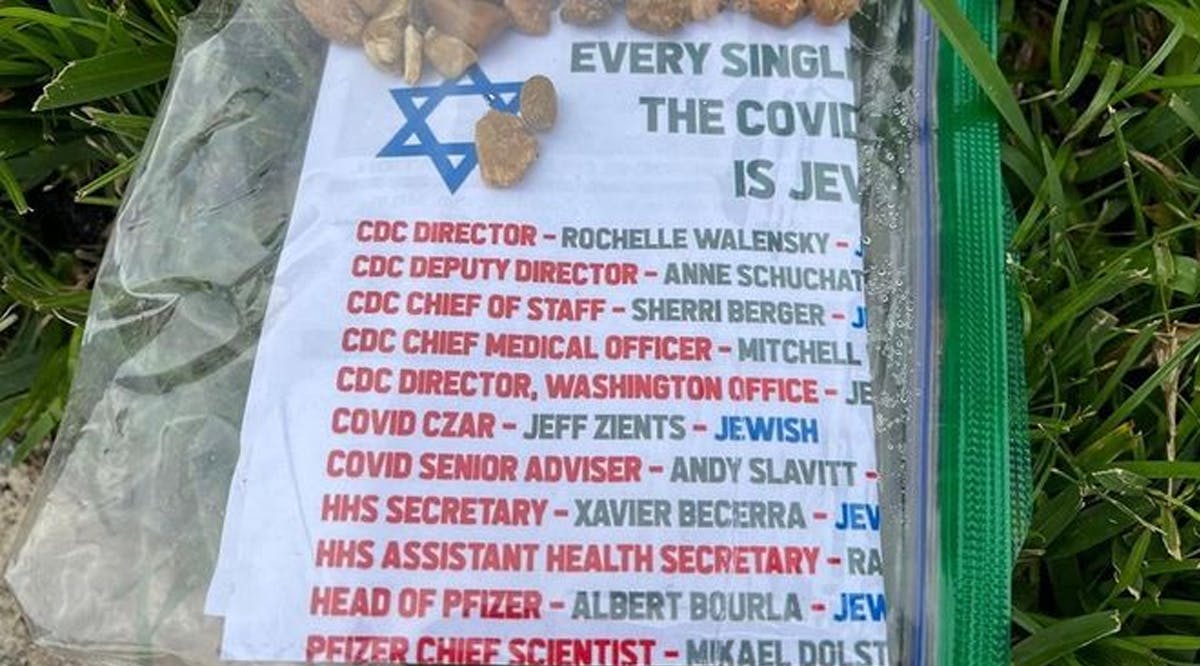 Antisemitic flyers