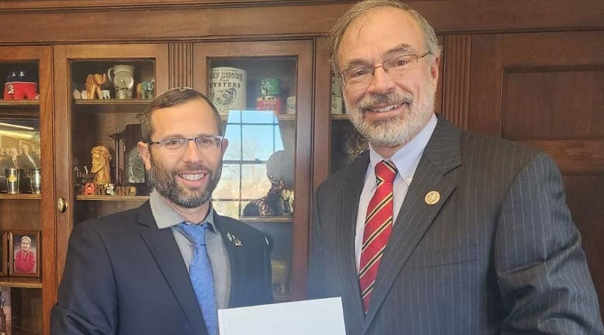 Israel Ganz and Congressman Dr. Andy Harris