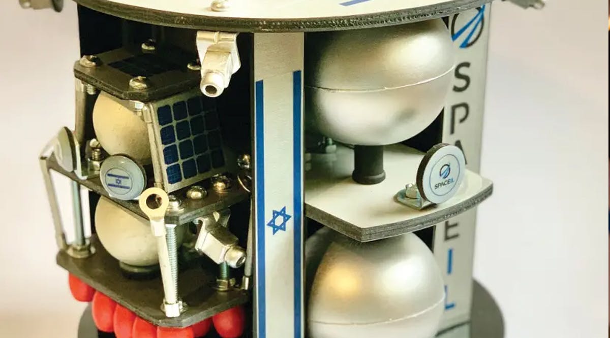 A model of the Beresheet 2 spacecraft