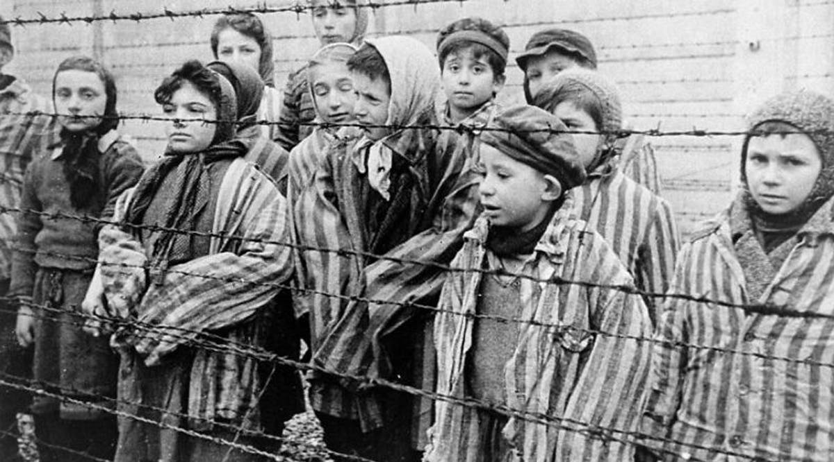 These children from Auschwitz were liberated by the Red Army in January 1945