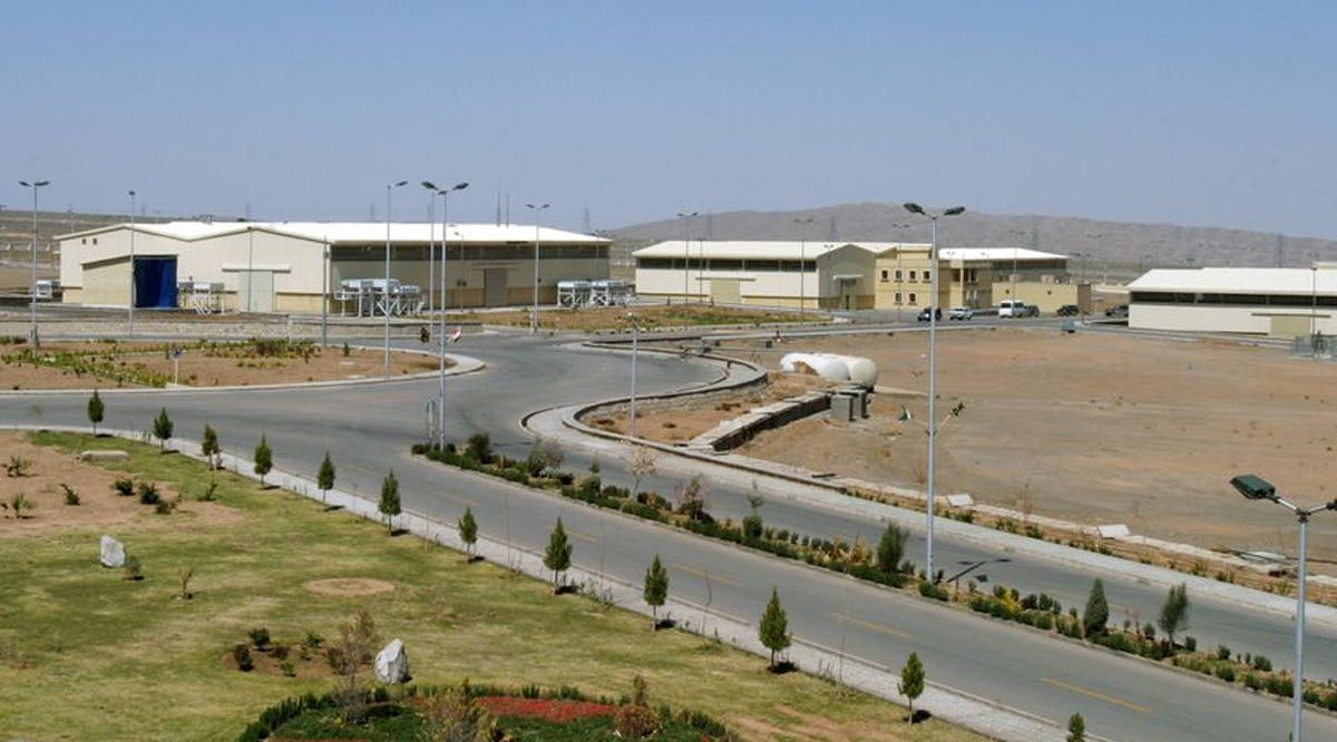 A view of the Natanz uranium enrichment plant 250 km (155 miles) south of the Iranian capital Tehran