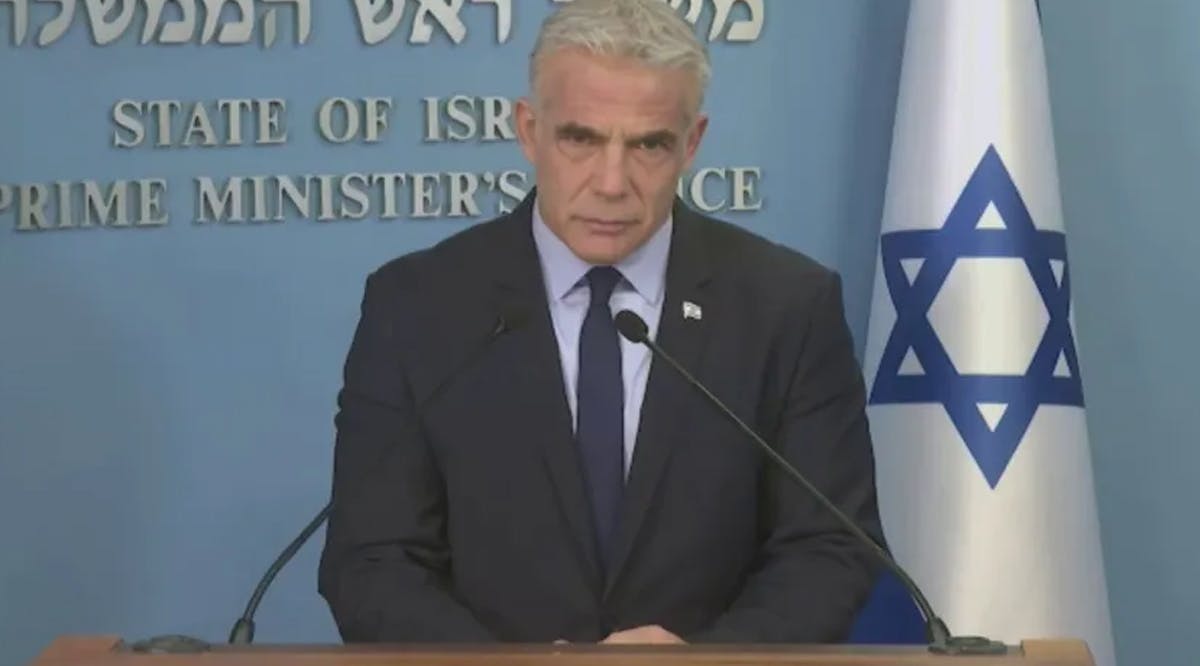 Israeli Prime Minister Yair Lapid