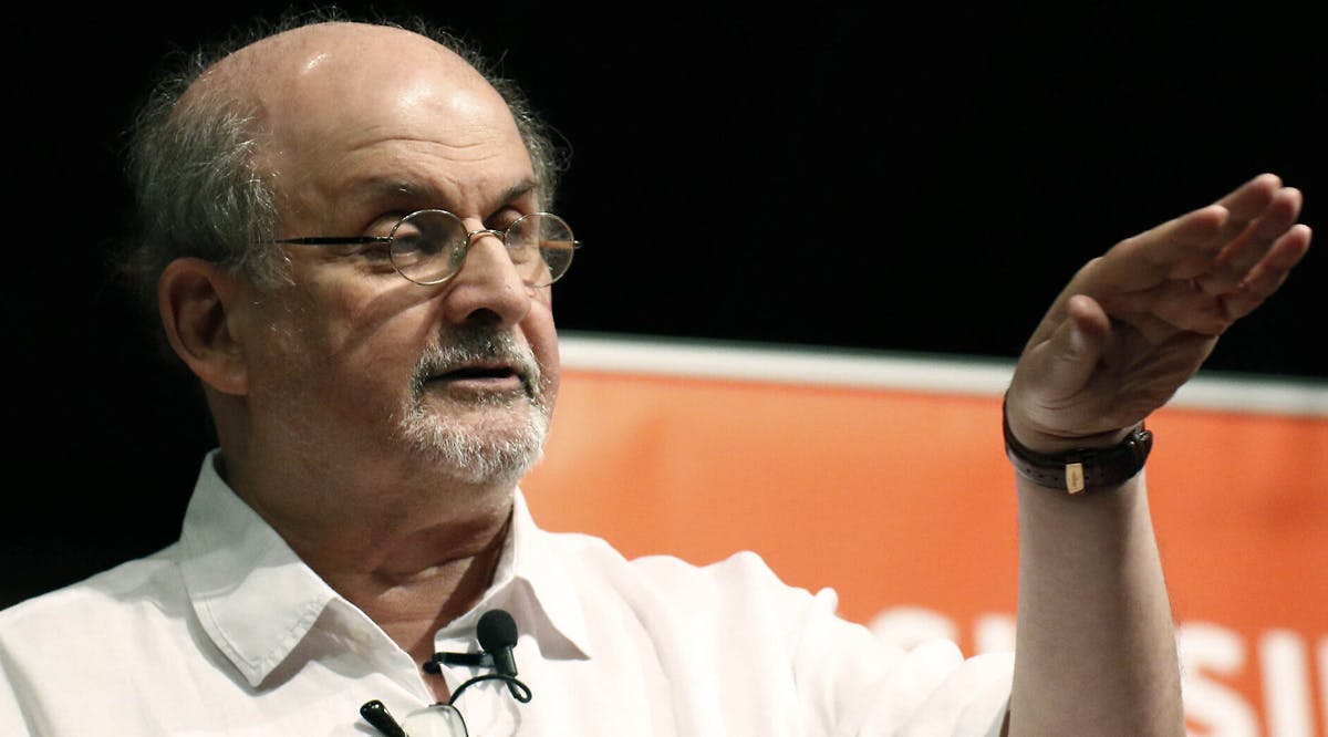 Author Salman Rushdie