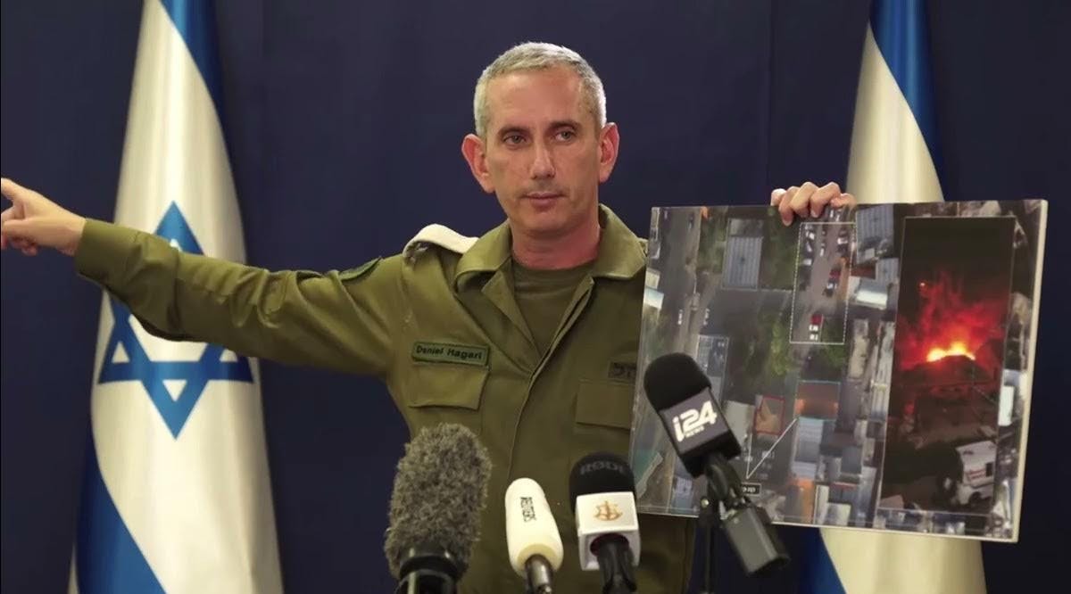 IDF Spokesperson RAdm. Daniel Hagari