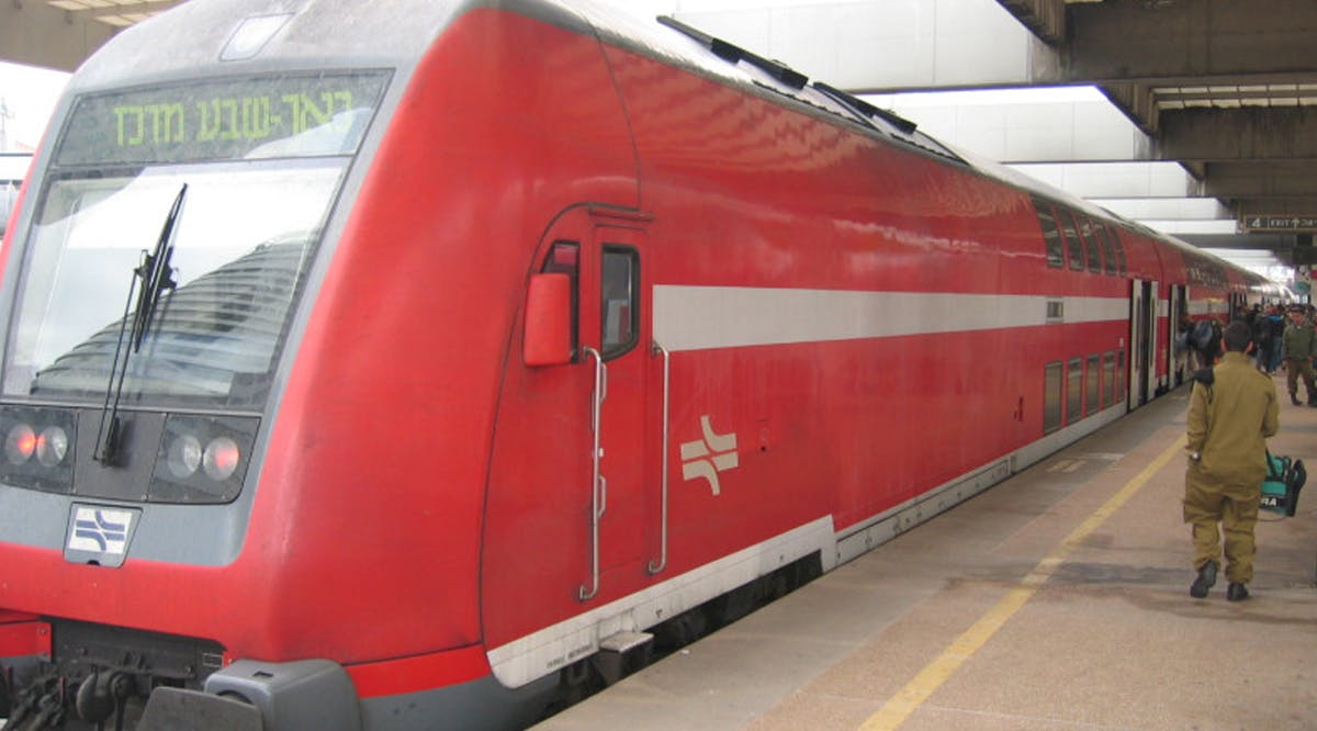 A train in Israel