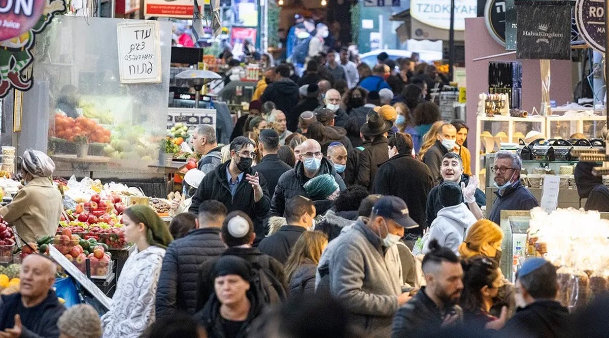 The Mahane Yehuda market in Jerusalem