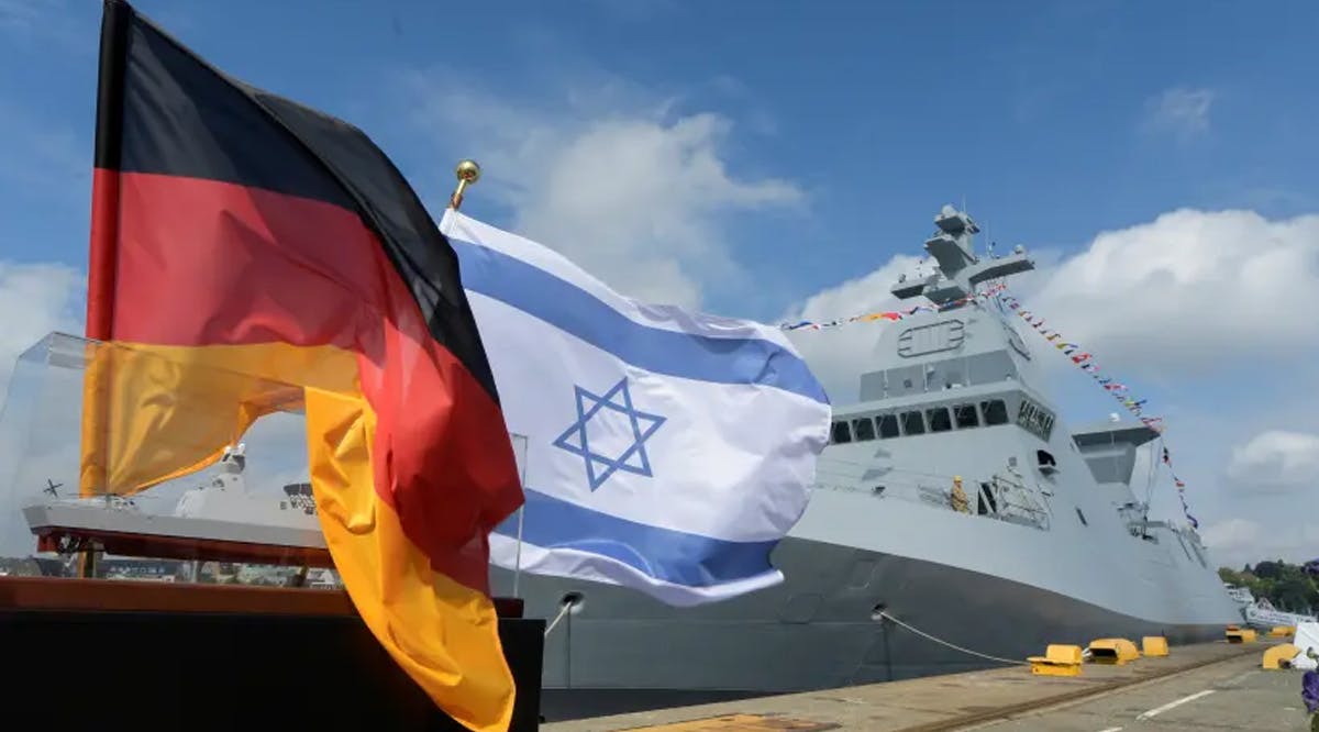 Warship "Atzmaut" (Independence, in Hebrew), built by German company ThyssenKrupp Marine Systems