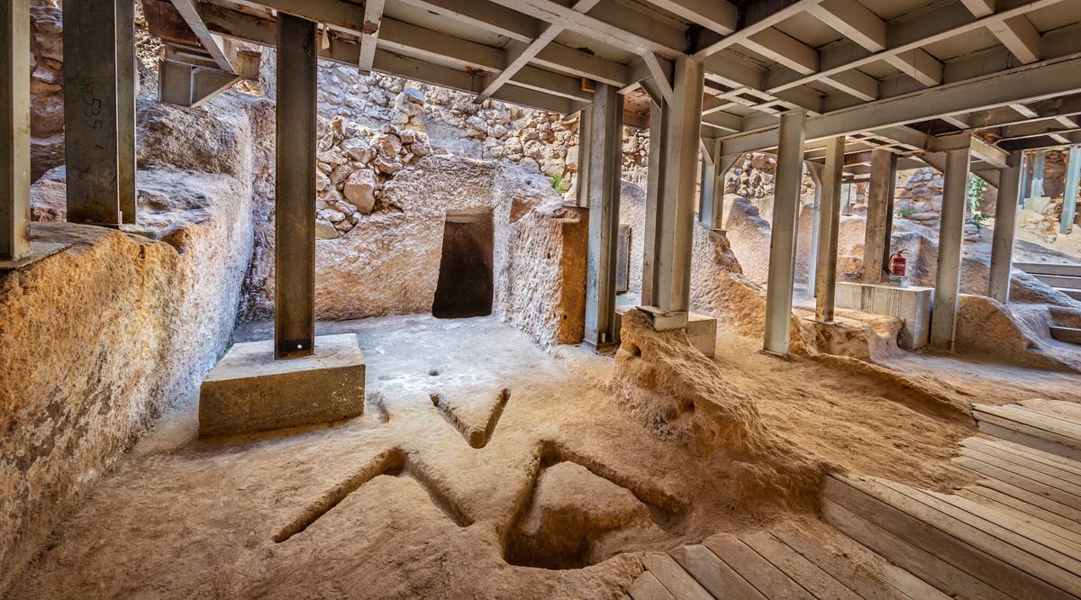 The ritual structure discovered in the City of David. (Kobi Harati/City of David)