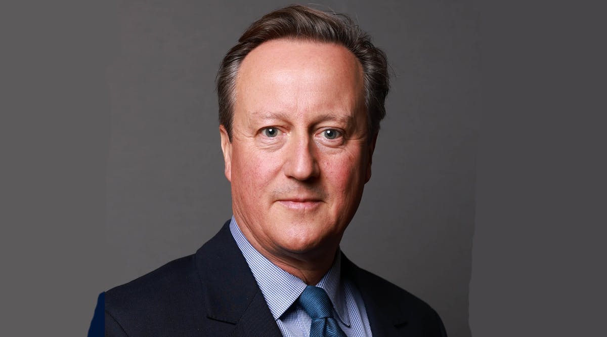 British Foreign Secretary David Cameron 