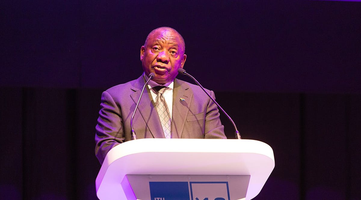 South African President Cyril Ramaphosa