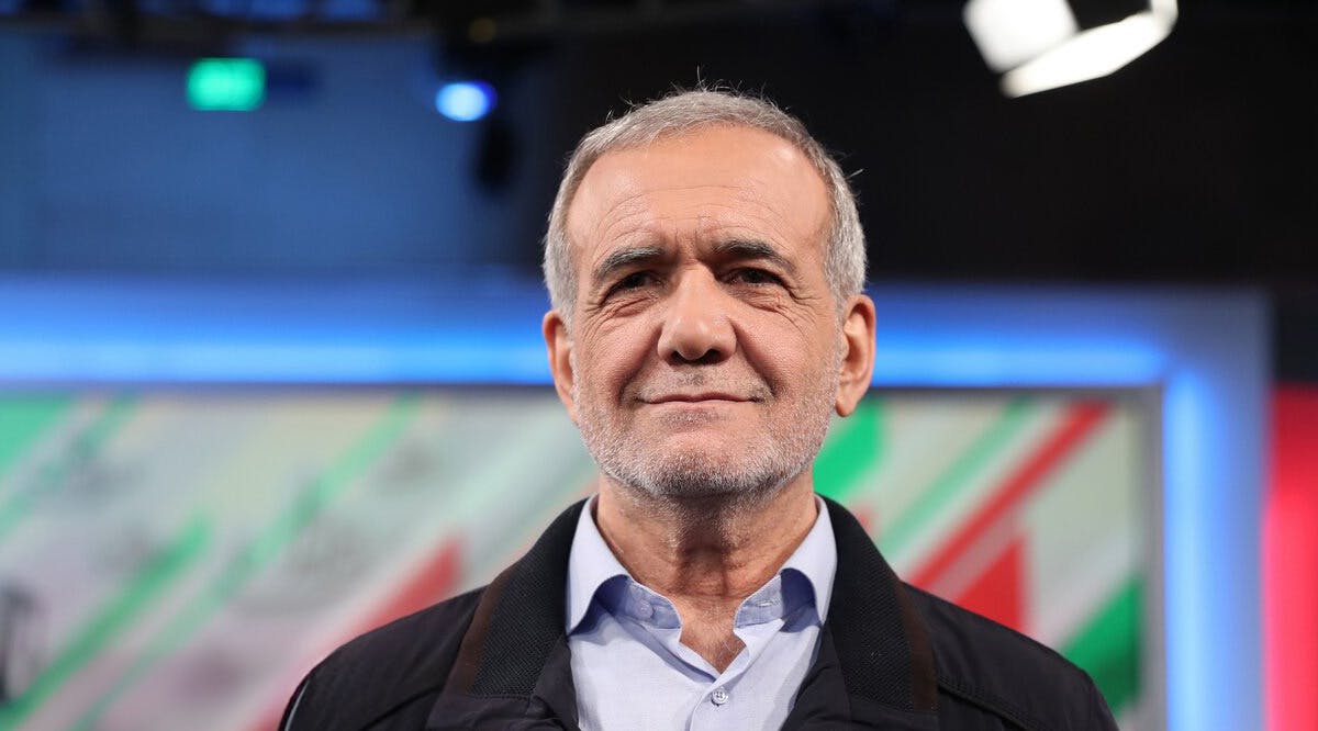 Iran’s new president Masoud Pezeshkian (Mehr News Agency)