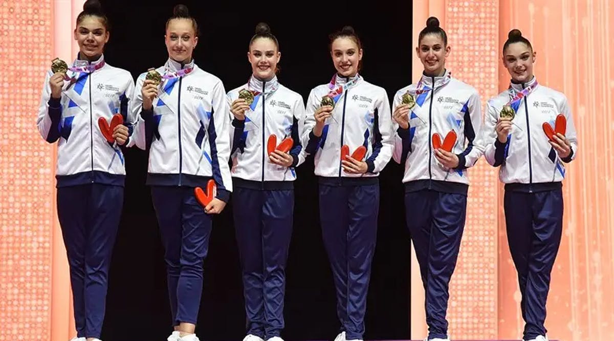 Israeli team wins gold medal at 2023 World Rhythmic Gymnastics Championships