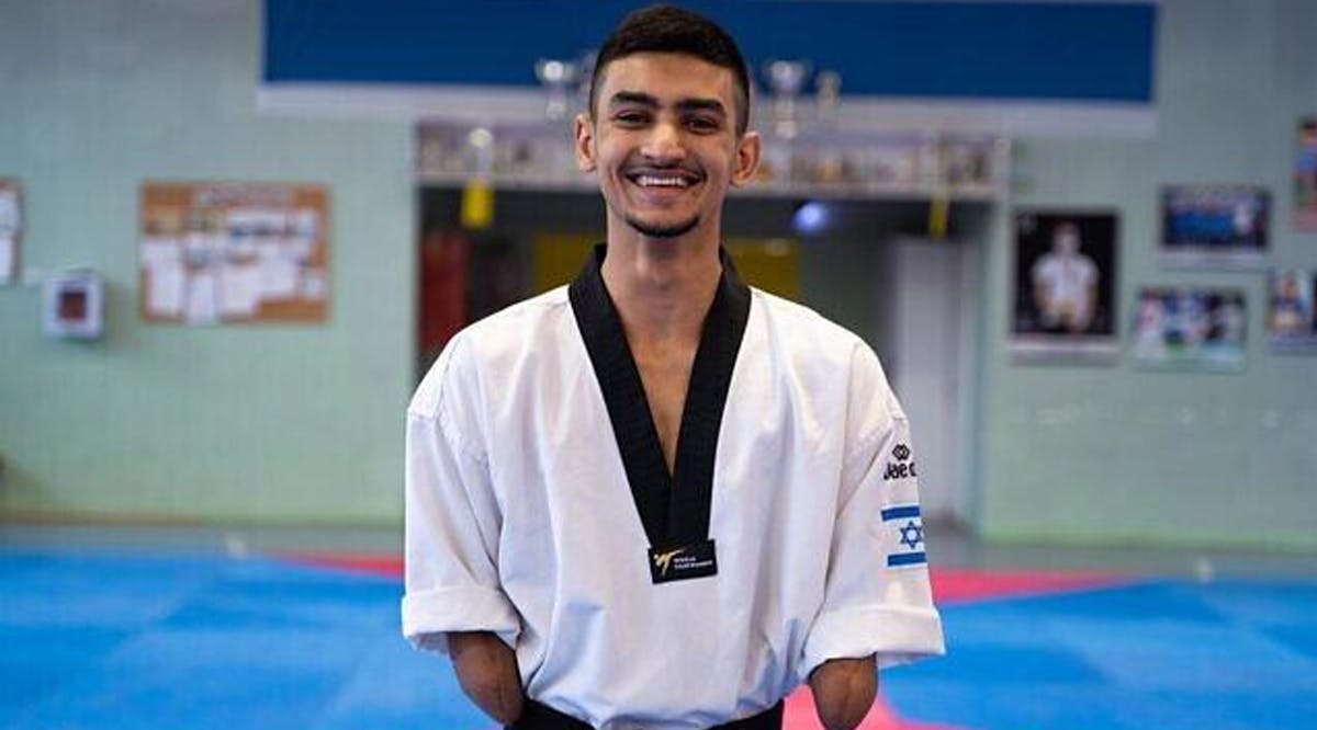 Assaf Yasur at the World Para Taekwondo Championships