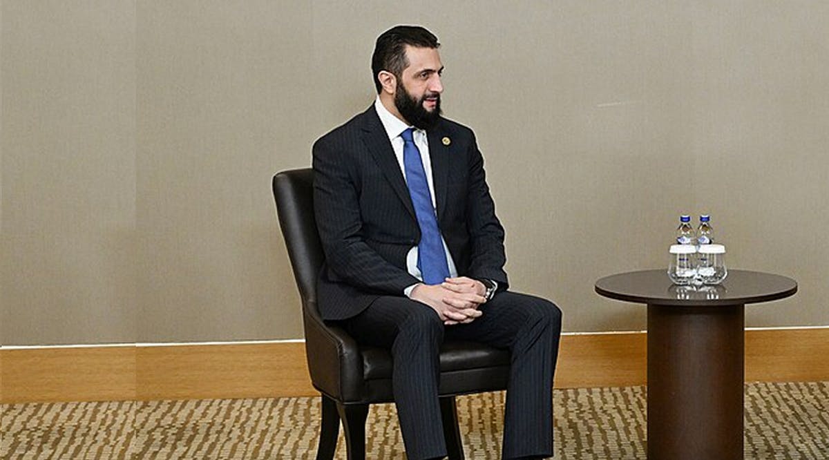 Syrian President Ahmed al-Sharaa