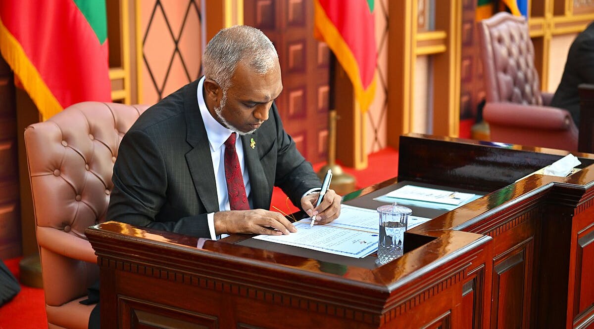 Maldives President Mohamed Muizzu