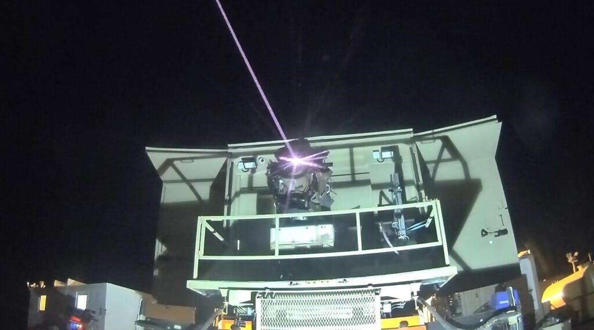 Iron Beam dome laser defence system