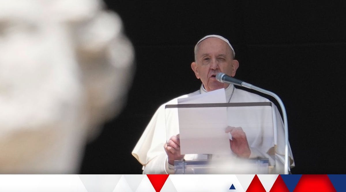 Pope Francis speaks about the Ukraine war in his Sunday address