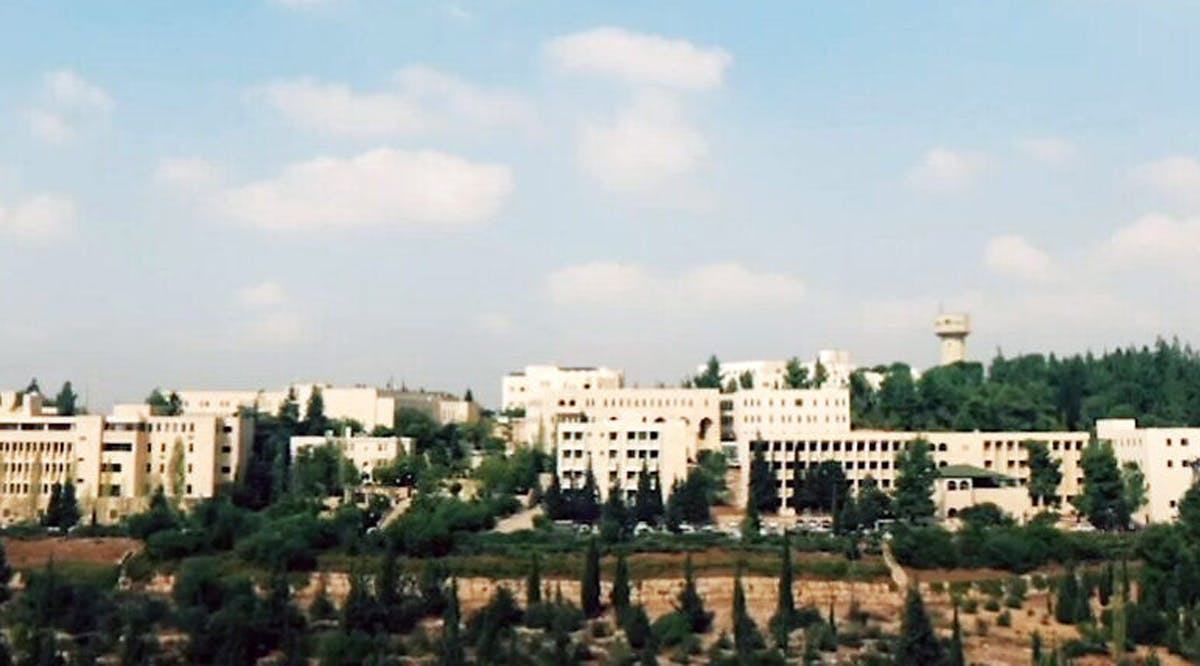 Birzeit University, north of Ramallah