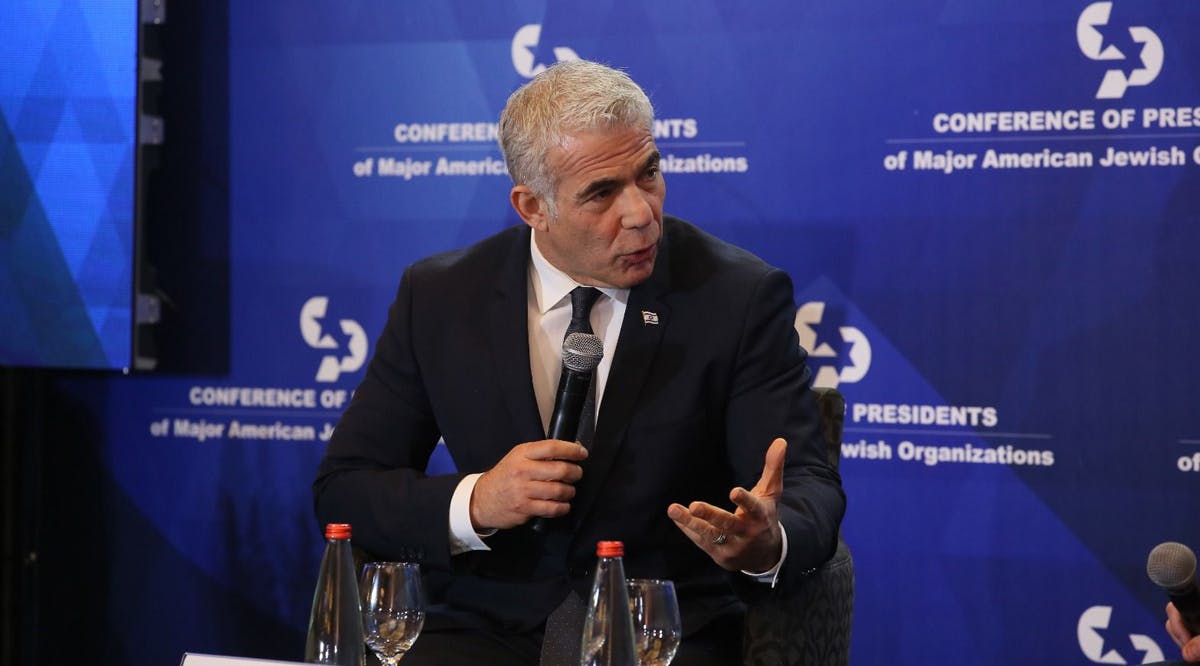 Foreign Minister Yair Lapid