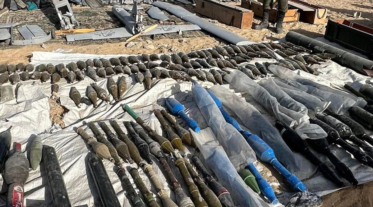 Weapons stockpile discovered near school in northern Gaza