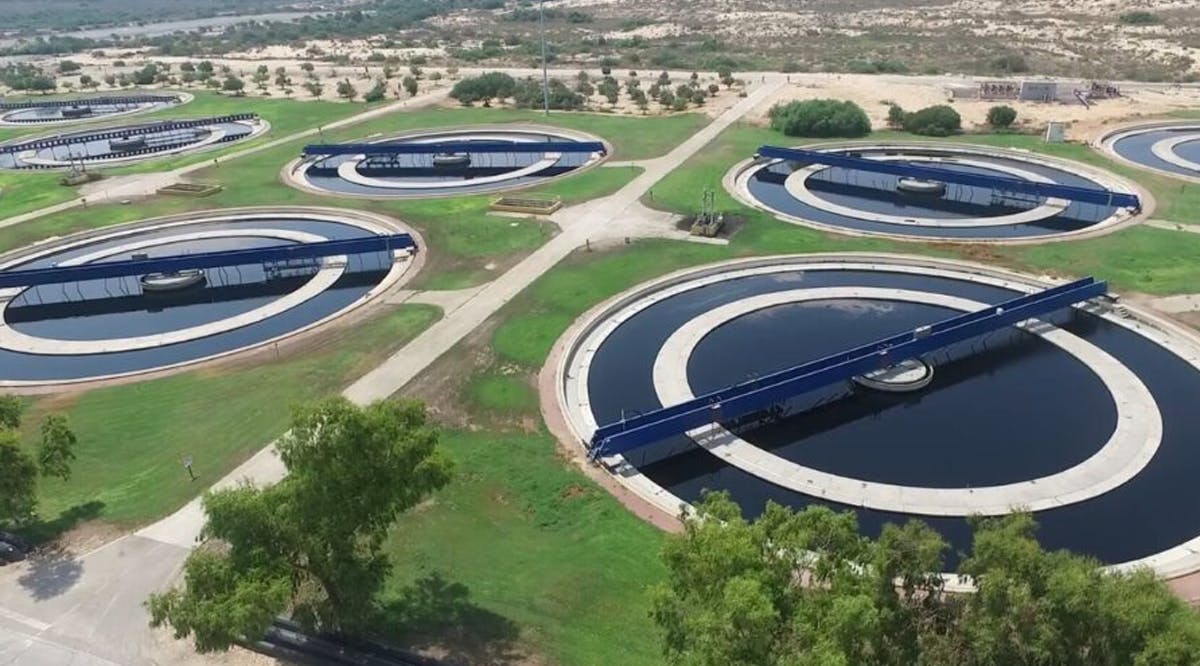 Shafdan water treatment plant in Rishon Lezion of Mekorot, Israel's national water company