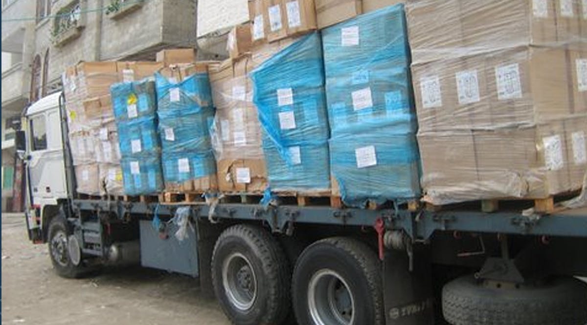 Aid trucks