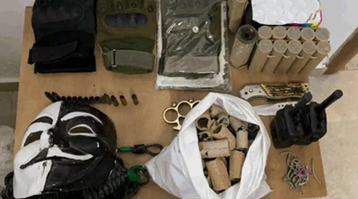Weapons, ammunition, uniforms and money in order to carry out attacks in the West Bank confiscated by the Shin Bet