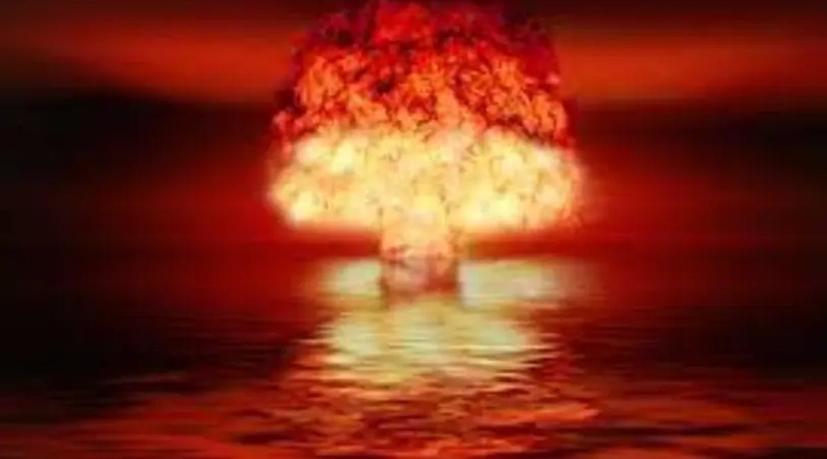 Nuclear bomb explosion