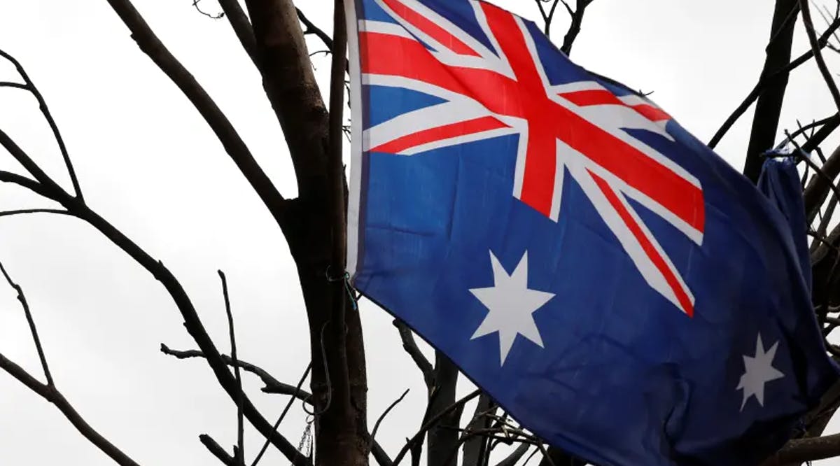 An Australian flag