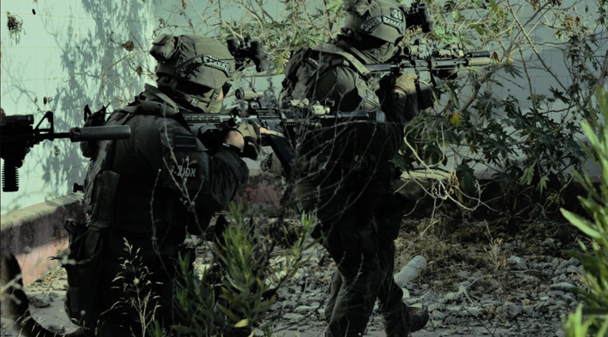 Israeli security forces arrest an individual wanted for terrorist acts in Nablus in the West Bank