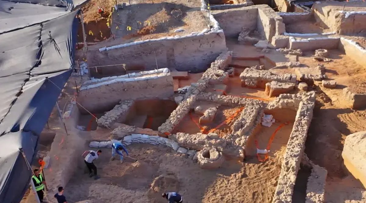 The first building ever discovered in Yavne from the Sanhedrin era