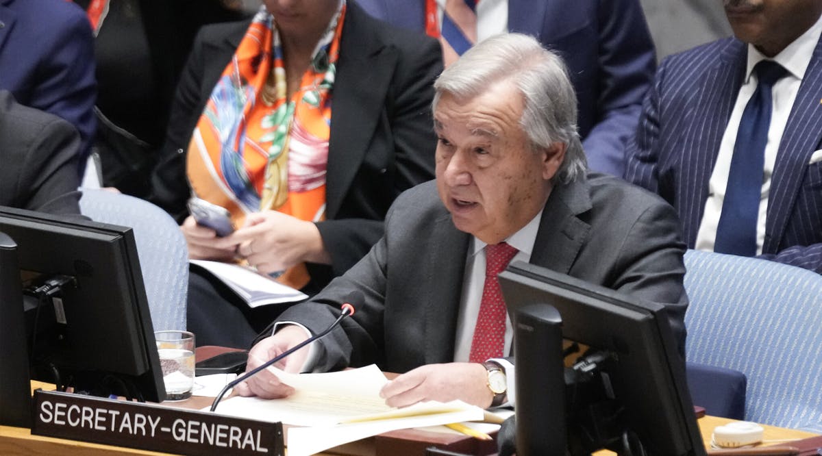 United Nations Secretary-General Antonio Guterres
