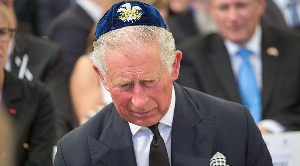 Prince Charles seen during the funeral late former president Shimon Peres at Mount Herzl, in Jerusalem