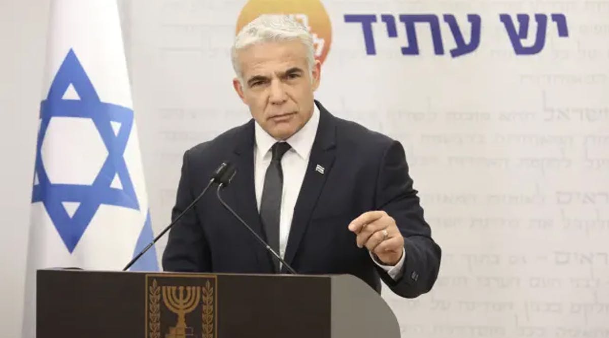Foreign Minister and Yesh Atid head Yair Lapid