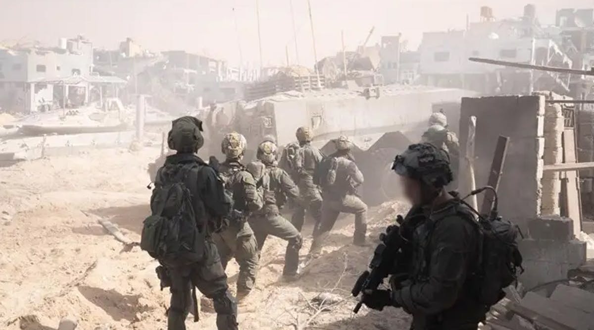 IDF forces operate in Gaza