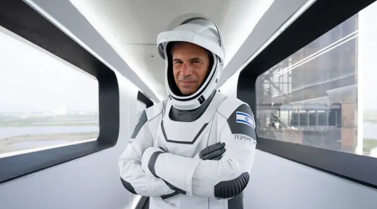 Israel's second-ever astronaut Eitan Stibbe