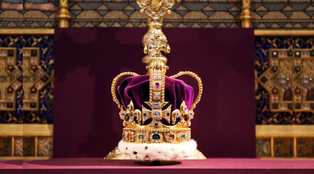 ST. EDWARD’S CROWN, which will be used to crown King Charles III during the coronation