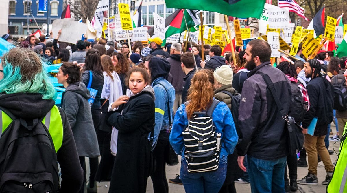  pro-Palestinian and anti-Israel protesters