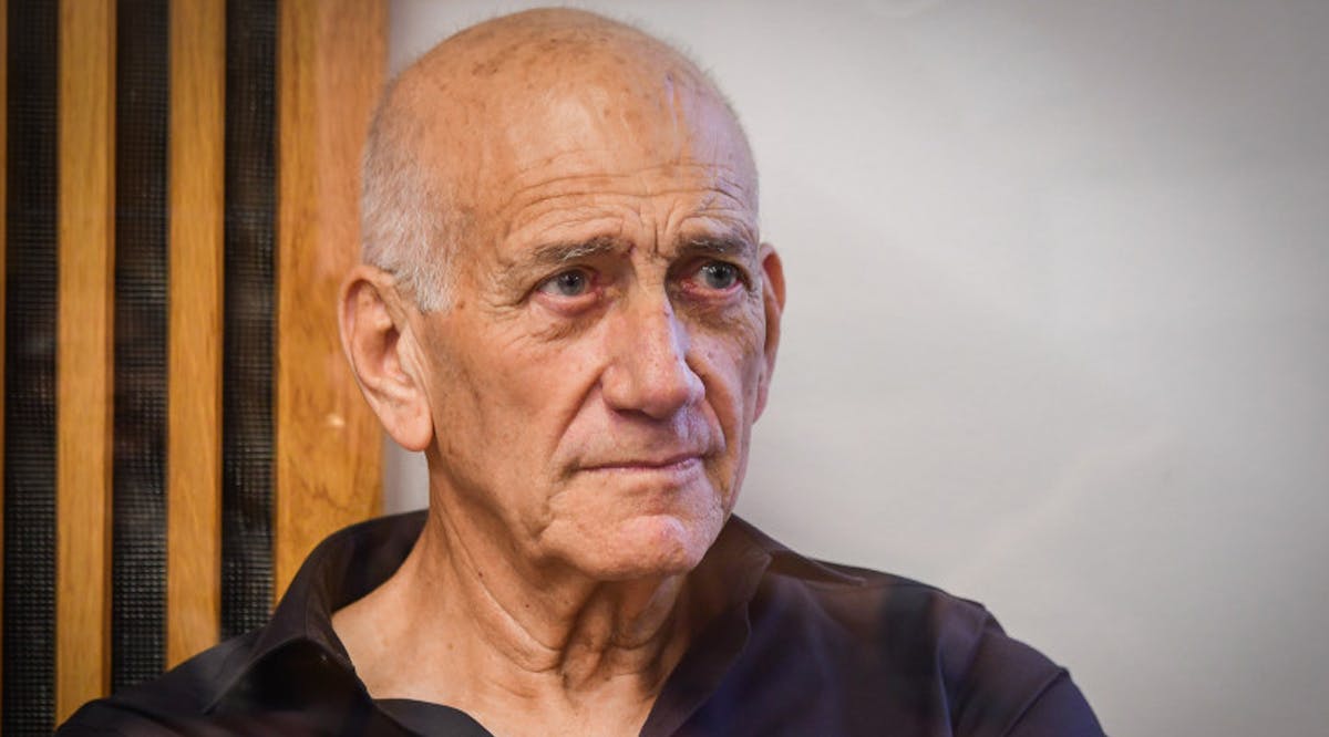 Former Israeli Prime Minister Ehud Olmert