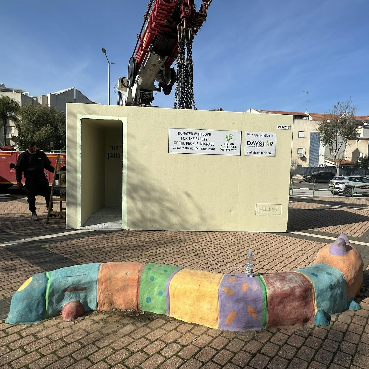 Neue Schutzbunker in Karmiel