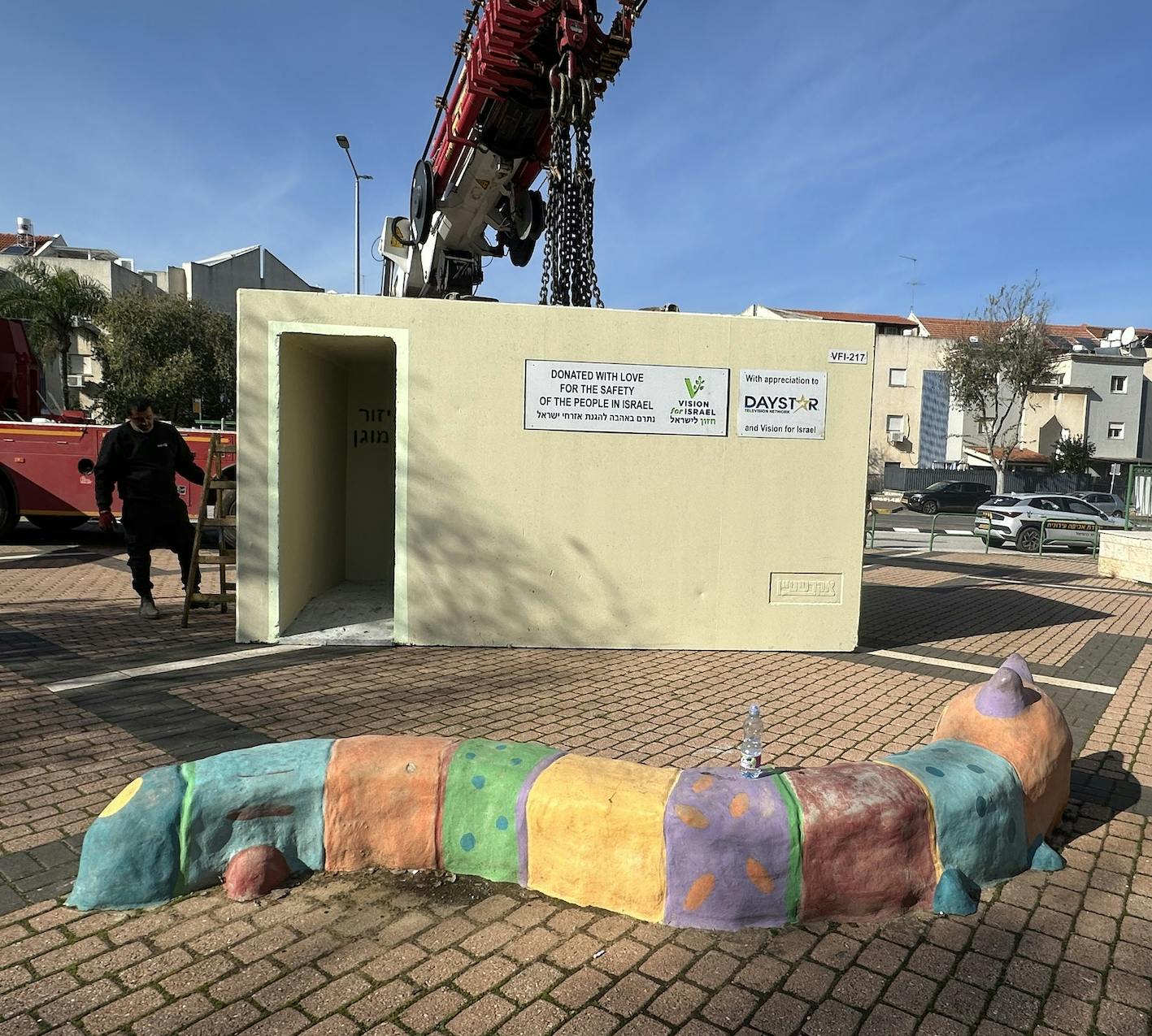 Nieuwe schuilcabines voor Karmiel