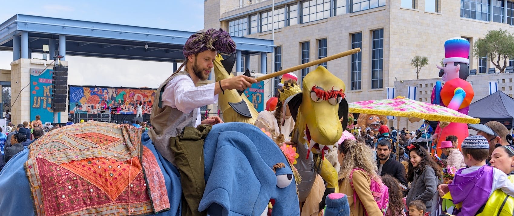 Purim celebration in Jerusalem
