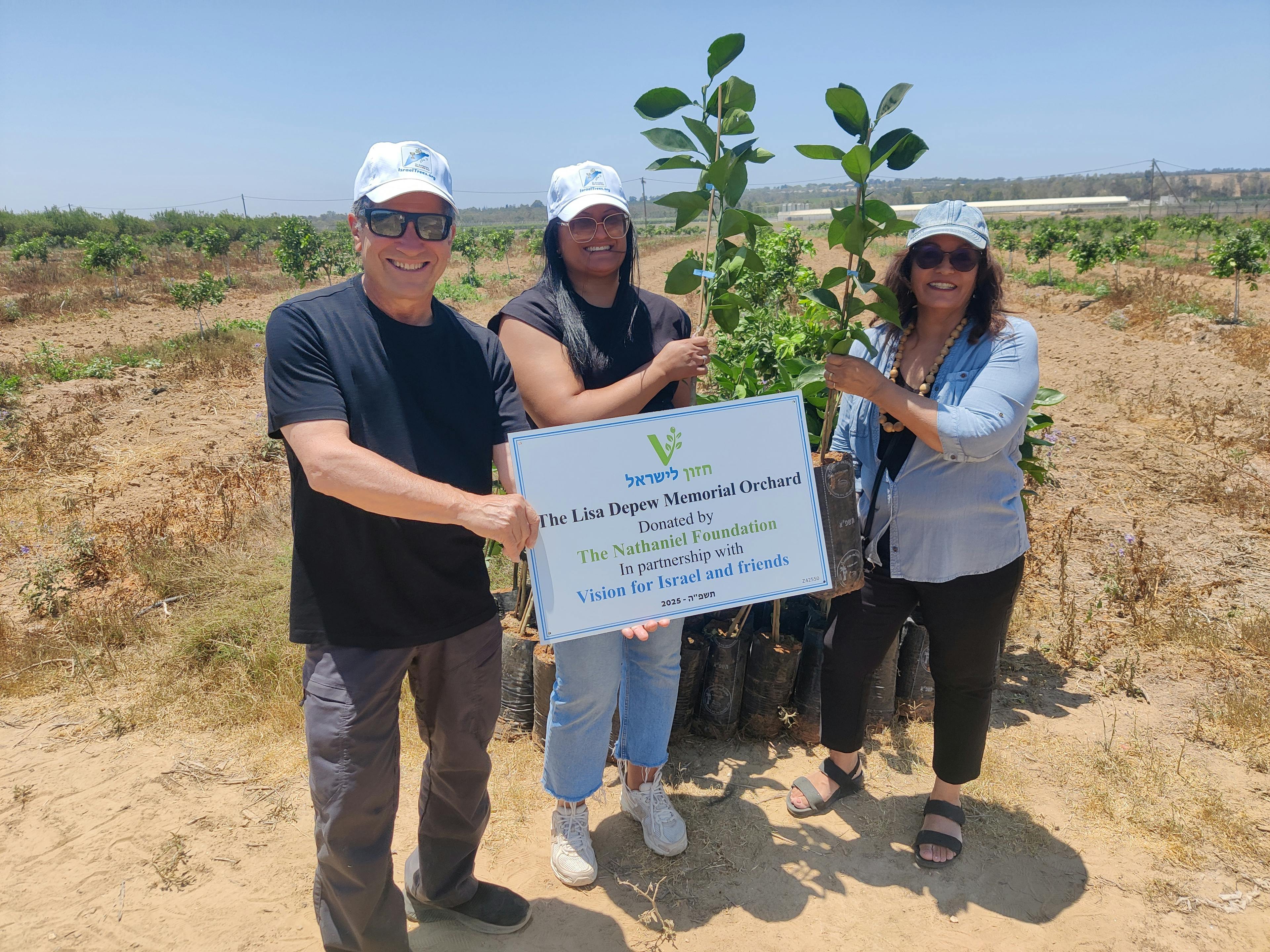 Planting Fruit Trees in the Gaza Envelope