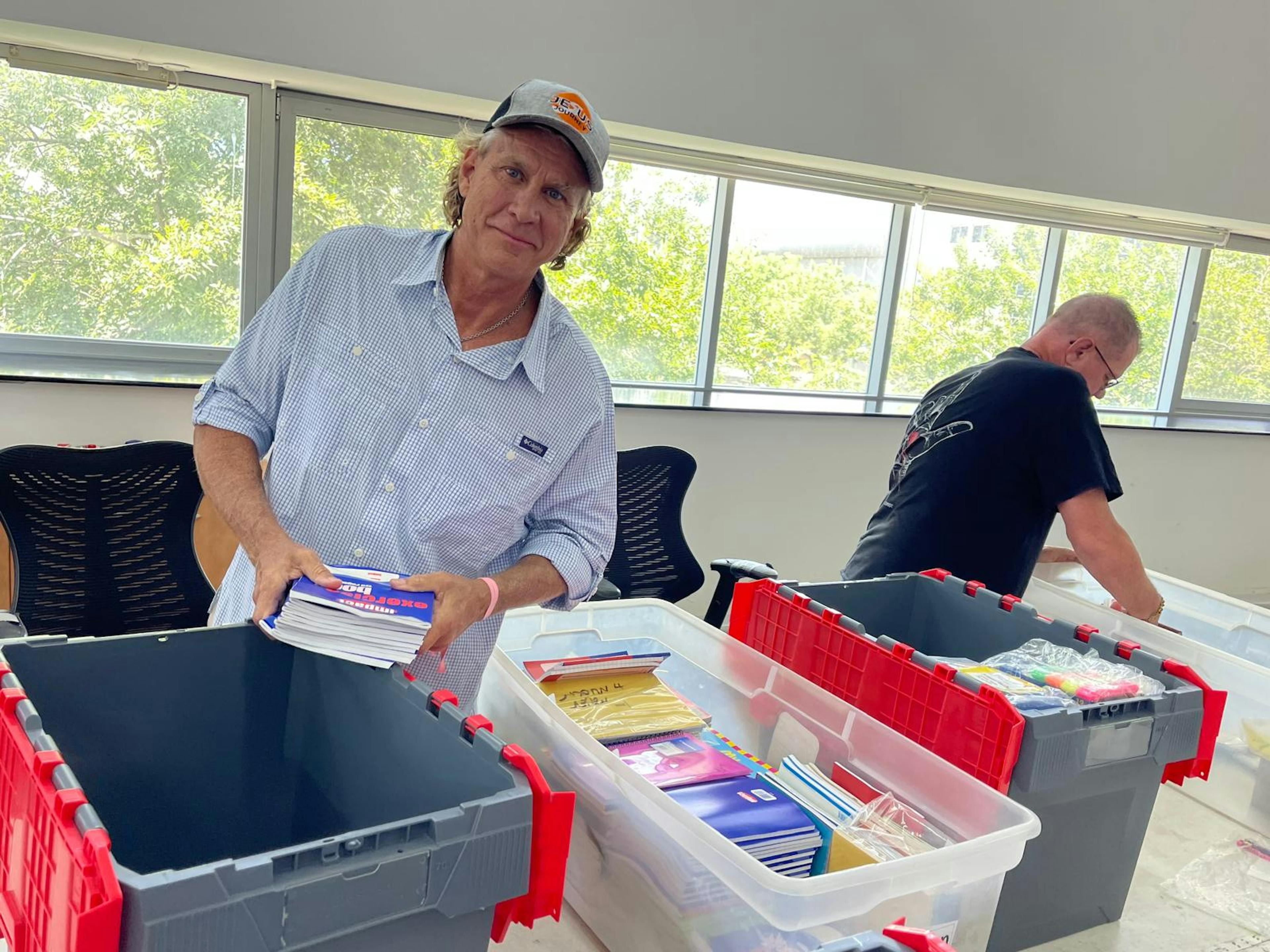 Volunteers at the Millennium Center 