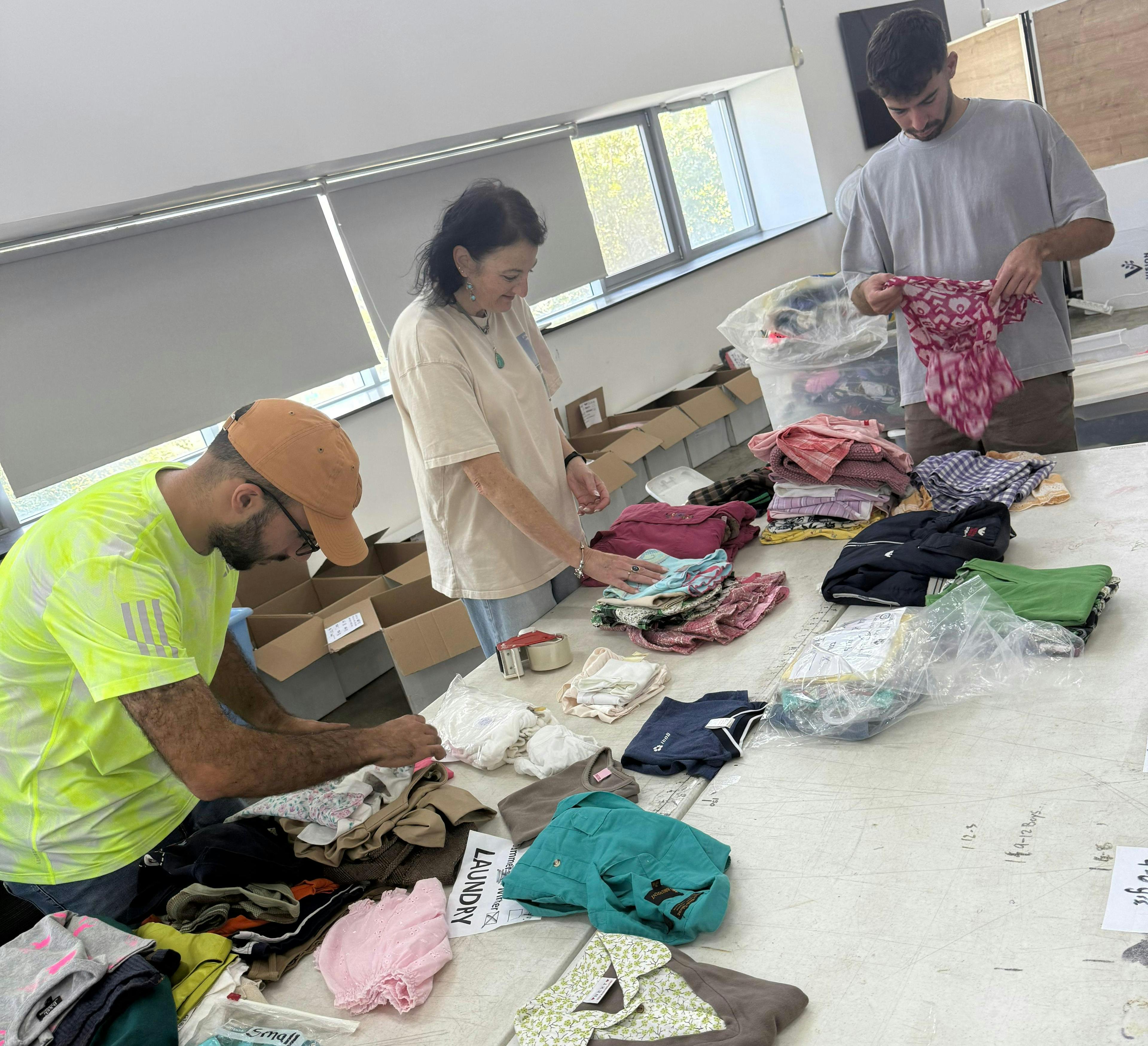 Volunteers at the Millennium Center